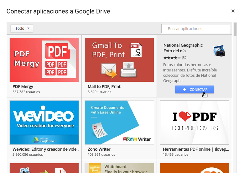 Archivo:Conectar aplicaciones a Google Drive.svg